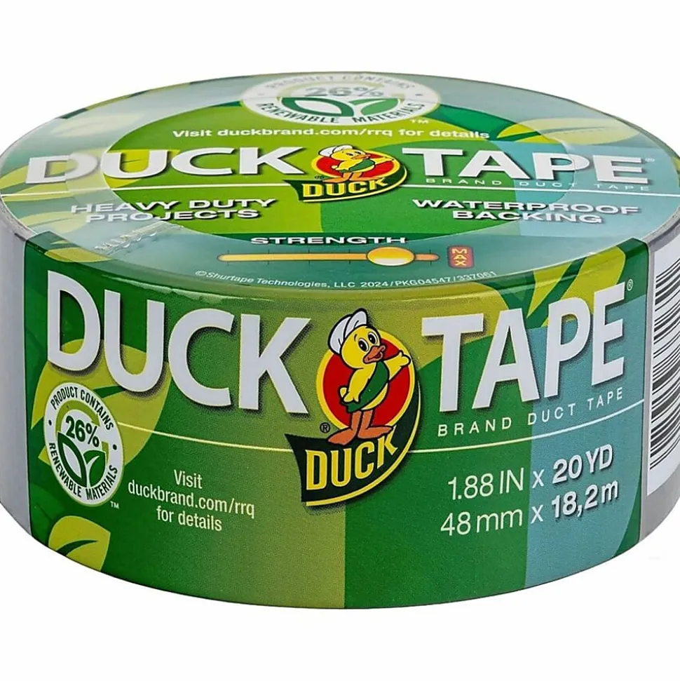 Duck Renewable Material Duck Tape® - Silver, 1.88 in. x 20 yd.