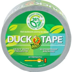 Duck Renewable Material Duck Tape® - Silver, 1.88 in. x 20 yd.