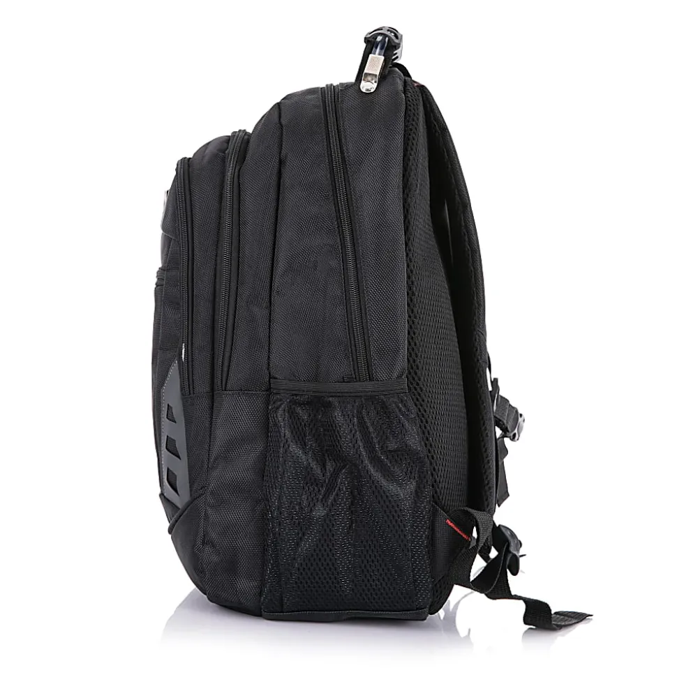 DUKAP PRECISION Executive Laptop Backpack With 15.6” Laptop Pocket, Black