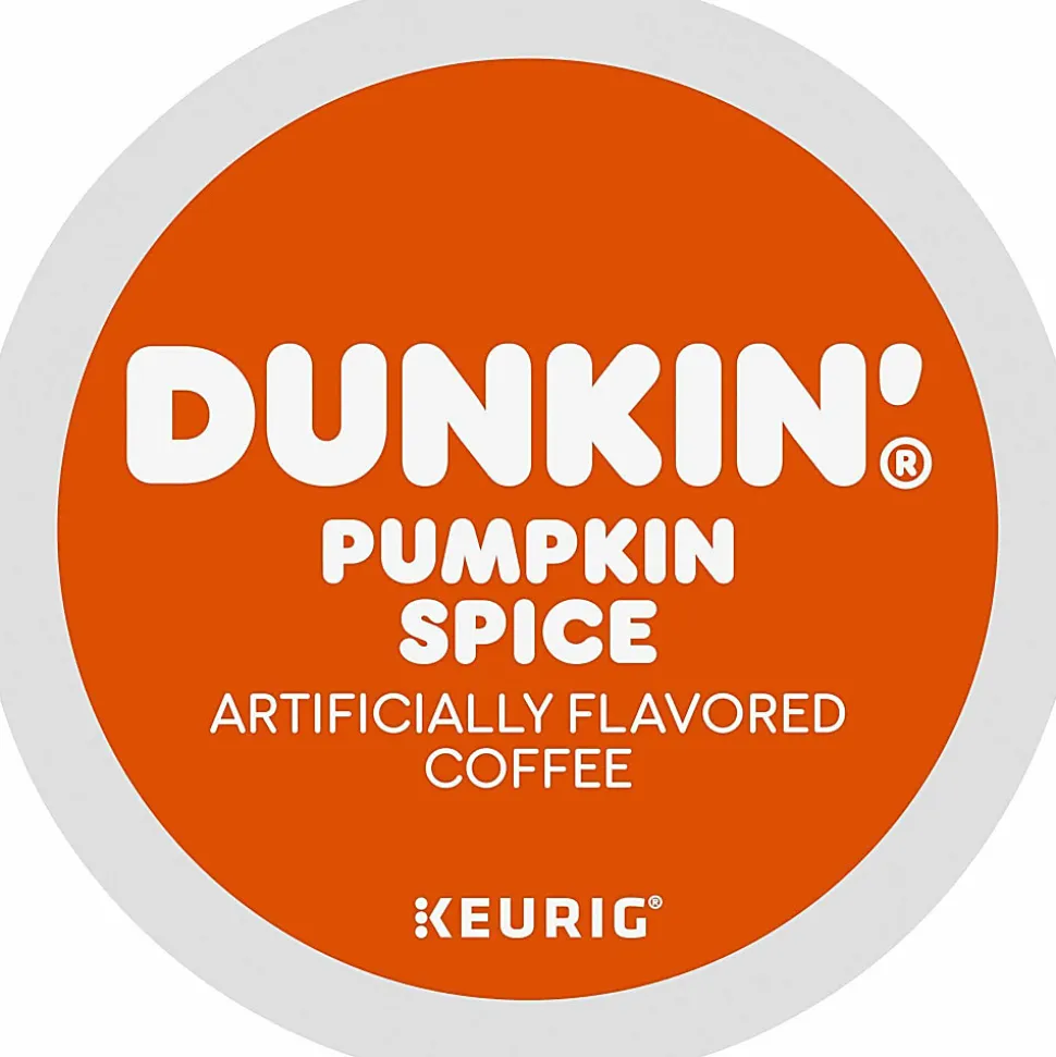 Dunkin' Donuts Dunkin Donuts K Cup Pods, Pumpkin Spice, Box Of 22 Pods