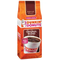 Dunkin' Donuts® Original Blend Whole Bean Coffee, Medium Roast, 12 Oz Per Bag