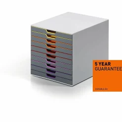 DURABLE® VARICOLOR® Desktop 10 Drawer Organizer - 11