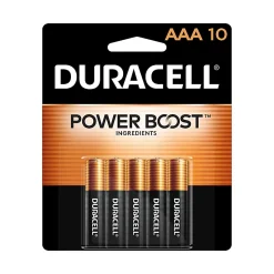 Duracell® Coppertop AAA Alkaline Batteries, Pack of 10
