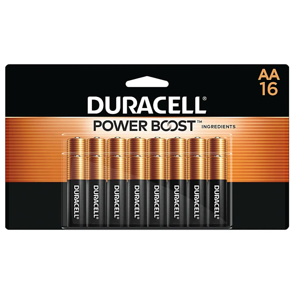 Duracell® Coppertop AA Alkaline Batteries, Pack of 16