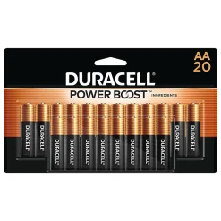 Duracell® Coppertop AA Alkaline Batteries, Pack of 20