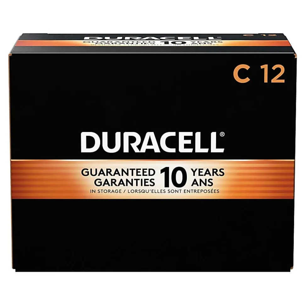 Duracell® Coppertop C Alkaline Batteries, Box of 12