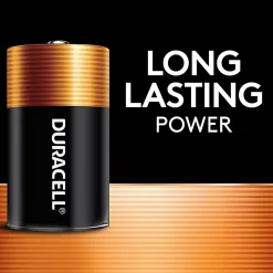 Duracell® Coppertop D Alkaline Batteries, Box of 12