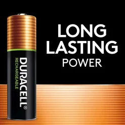 Duracell Rechargeable Ion Speed 4000 Battery Charger, Includes 2 AA and 2 AAA Rechargeable Batteries