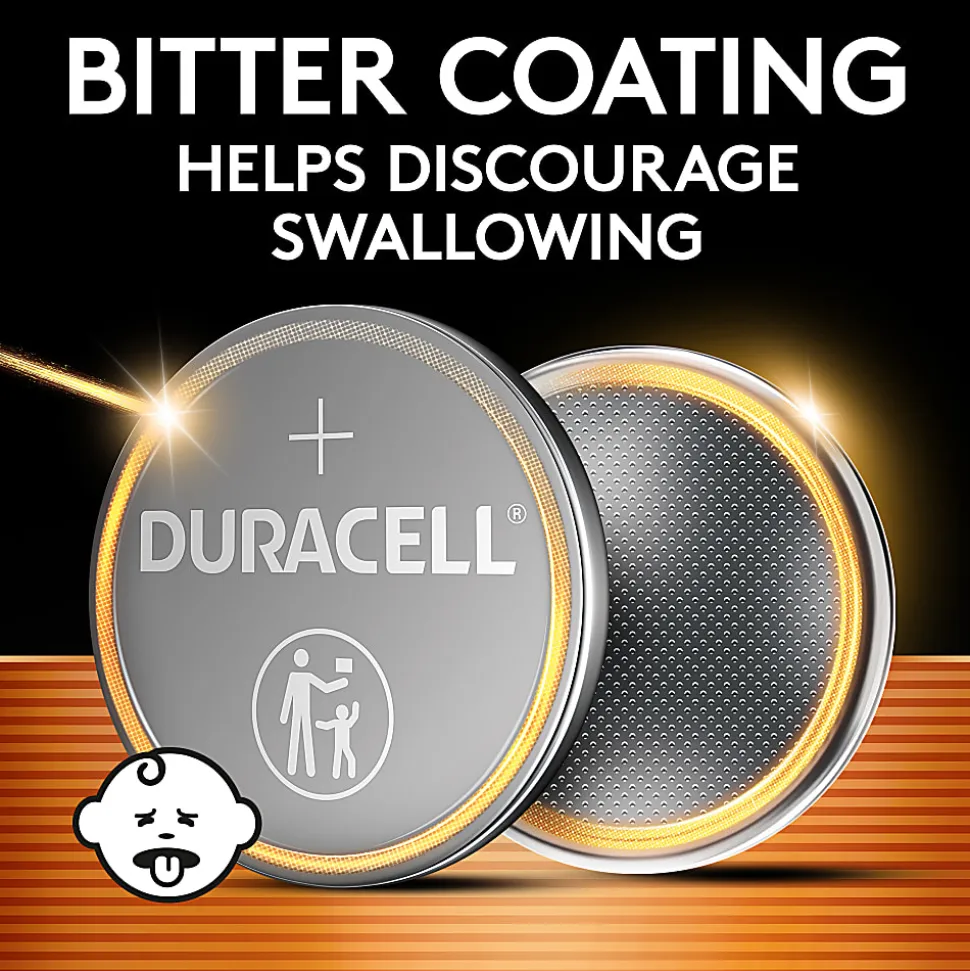 Duracell® 2025 3V Lithium Coin Batteries, Pack of 2