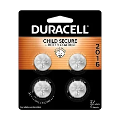 Duracell® 2016 3V Lithium Coin Batteries, Pack of 4