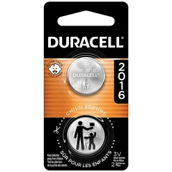 Duracell® 2016 3V Lithium Coin Batteries, Pack of 2