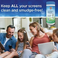 Dust Off Antistatic Monitor Wipes, Pack Of 80