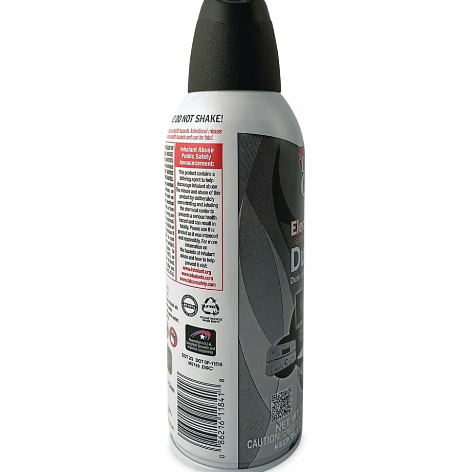 Dust-Off Plus Disposable Compressed Gas Duster, 10 Oz Bottle