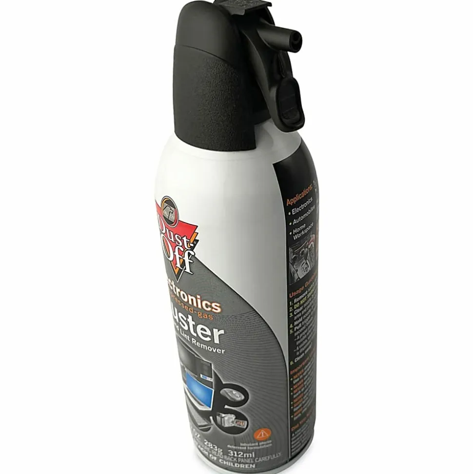 Dust-Off Plus Disposable Compressed Gas Duster, 10 Oz Bottle