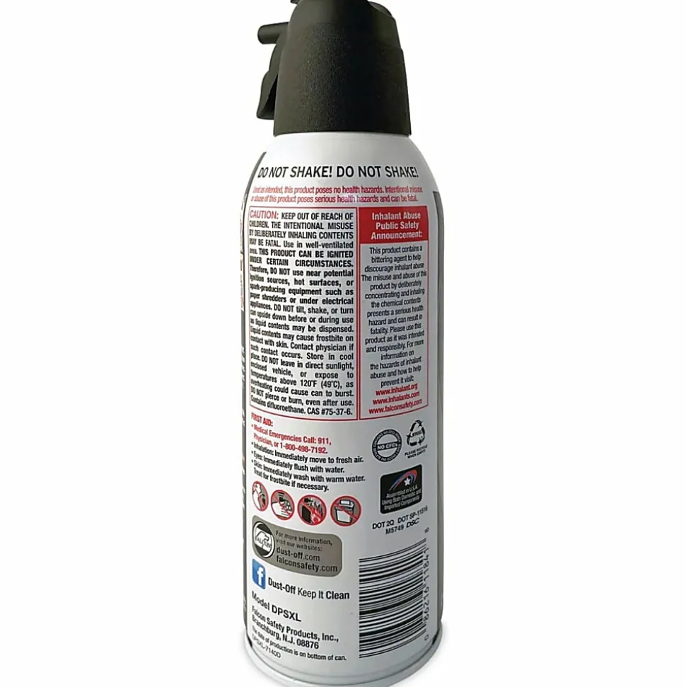 Dust-Off Plus Disposable Compressed Gas Duster, 10 Oz Bottle