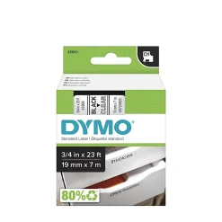 DYMO D1 Thermal Transfer Label Cartridge, 45800, 3/4