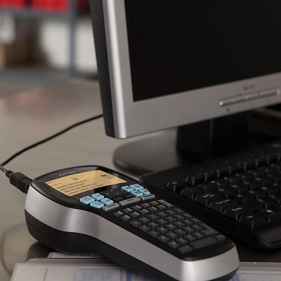 DYMO® LabelManager® 420P High Performance Portable Handheld Label Maker With PC/Apple® Mac® Connection