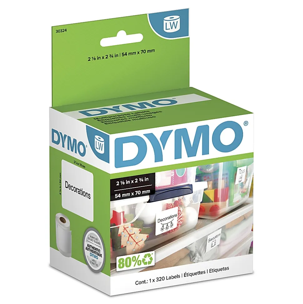 DYMO® LabelWriter® 30324 LabelWriter Labels, 2 1/8" x 2 3/4"