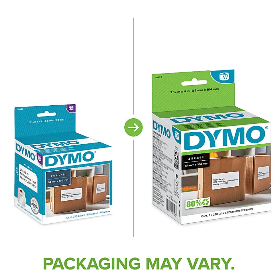 DYMO® LabelWriter® Model 30323 Shipping Labels, 4" x 2 1/8", Roll Of 220