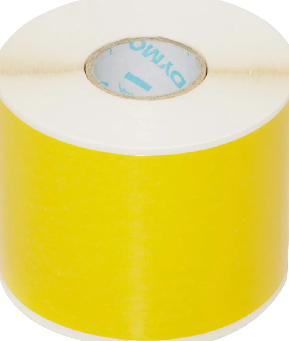 Dymo® Label Writer Multi-Purpose Labels, 2-1/8" x 4", Yellow, 220 Labels Per Roll