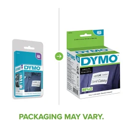 DYMO® LabelWriter® Name Badge Self-Adhesive Labels, 1760756, White, 2 1/4
