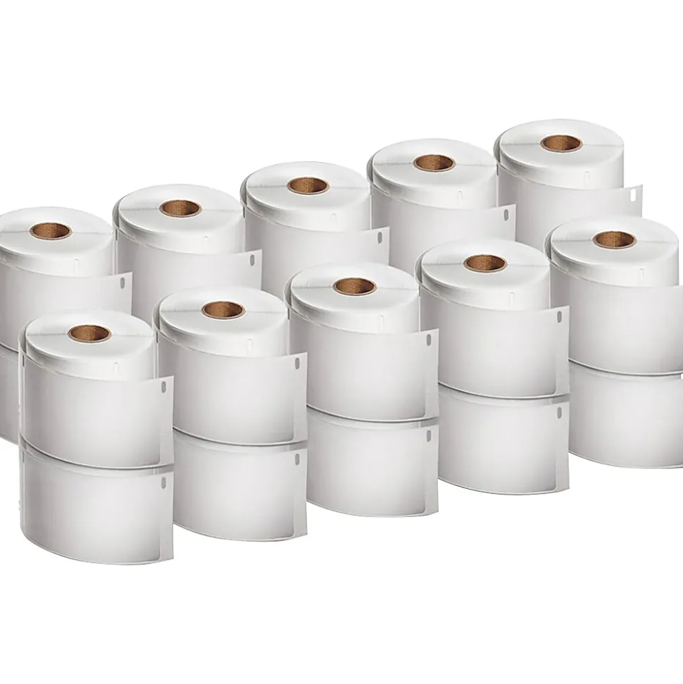 Dymo® LabelWriter XL Shipping Labels, 4" x 6", Rectangle, White, 220 Labels Per Roll, Pack Of 20 Rolls