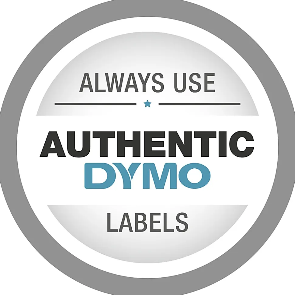 DYMO® LT 91331 Black-On-White Tape, 0.5" x 13'