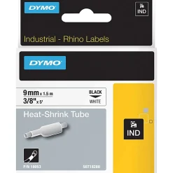 DYMO® Rhino Heat Shrink Tubes Industrial Label Tape, 0.37