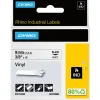Dymo Rhino Industrial Vinyl Labels - 23/64"x 18 3/64 ft - Permanent Adhesive - Rectangle - Thermal Transfer - 18443