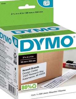 DYMO® White LabelWriter® Shipping Labels, 30256, 2 5/16