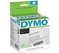 DYMO® White LabelWriter® Shipping Labels, 1763982, 2 5/16" x 4",Roll Of 250