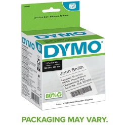 DYMO® White LabelWriter® Shipping Labels, 1763982, 2 5/16