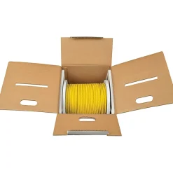 Eaton Tripp Lite Series Cat6 Gigabit Solid Core UTP PVC Bulk Ethernet Cable, Yellow, 1000 ft. (304.8 m), TAA - N22201KYW