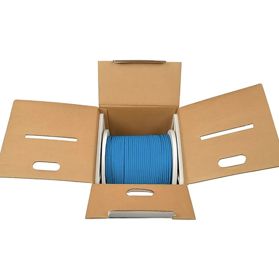 Eaton Tripp Lite Series Cat6 Gigabit Bulk UTP Stranded 24 AWG CMR PVC Cable, Blue, 1000 ft. (304.8 m) TAA - N22001KBL