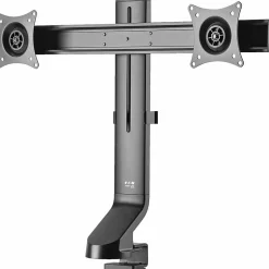 Eaton Tripp Lite Series Dual-Display Monitor Arm with Desk Clamp and Grommet - Adjustable, 17