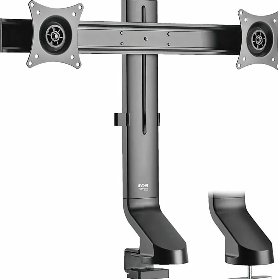 Eaton Tripp Lite Series Dual-Display Monitor Arm with Desk Clamp and Grommet - Adjustable, 17" to 27" Monitors - Mounting kit - - DDR1727DC
