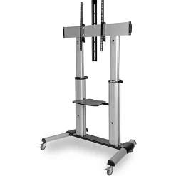 Eaton Tripp Lite Series Heavy-Duty Rolling TV Stand, Adjustable, 60