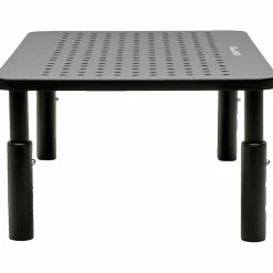 Eaton Tripp Lite Series Monitor Riser for Desk, 14 x 9 in., Height Adjustable, Metal, Black, MR1411M