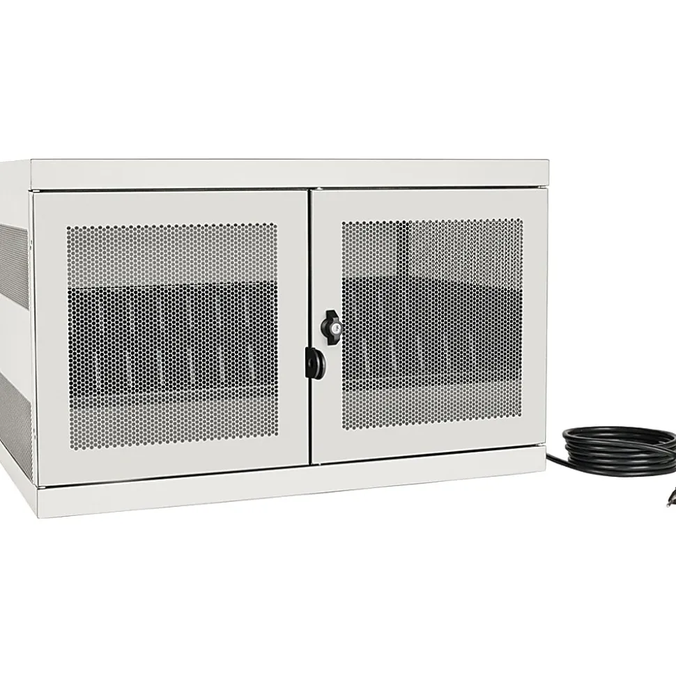 Eaton Tripp Lite Series 16-Port AC Charging Storage Station w/ Cart Options Chromebook Laptop White - Cabinet unit - - CSC16ACW