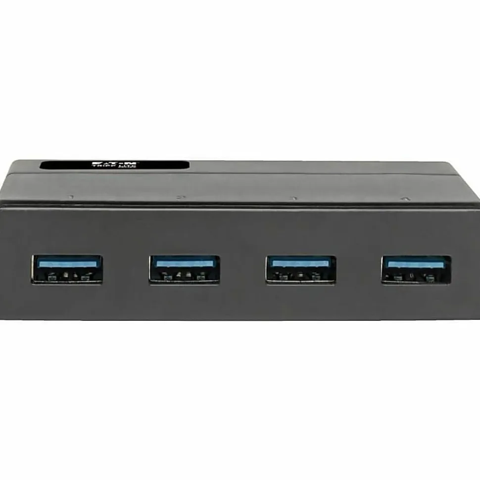 Eaton Tripp Lite Series 4-Port USB 3.x (5Gbps) Hub for Data and USB Charging, USB-A, 2.4A Charging, U3600042F
