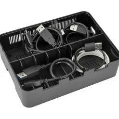 Eaton Tripp Lite Series 7-Port USB Charging Station Hub w/ Quick Charge 3.0, USB-C Port, Device Storage, 5V 4A (60W) USB Charge Output
