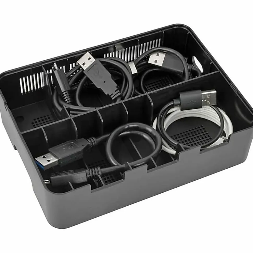 Eaton Tripp Lite Series 7-Port USB Charging Station Hub w/ Quick Charge 3.0, USB-C Port, Device Storage, 5V 4A (60W) USB Charge Output