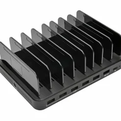 Eaton Tripp Lite Series 7-Port USB Charging Station Hub w/ Quick Charge 3.0, USB-C Port, Device Storage, 5V 4A (60W) USB Charge Output