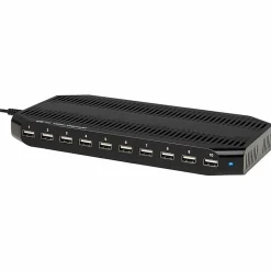 Eaton Tripp Lite Series 10-Port USB Charging Station Hub w Adjustable Storage Tablet/Smartphone/iPad/Iphone 5V 21A 105W - U280010ST