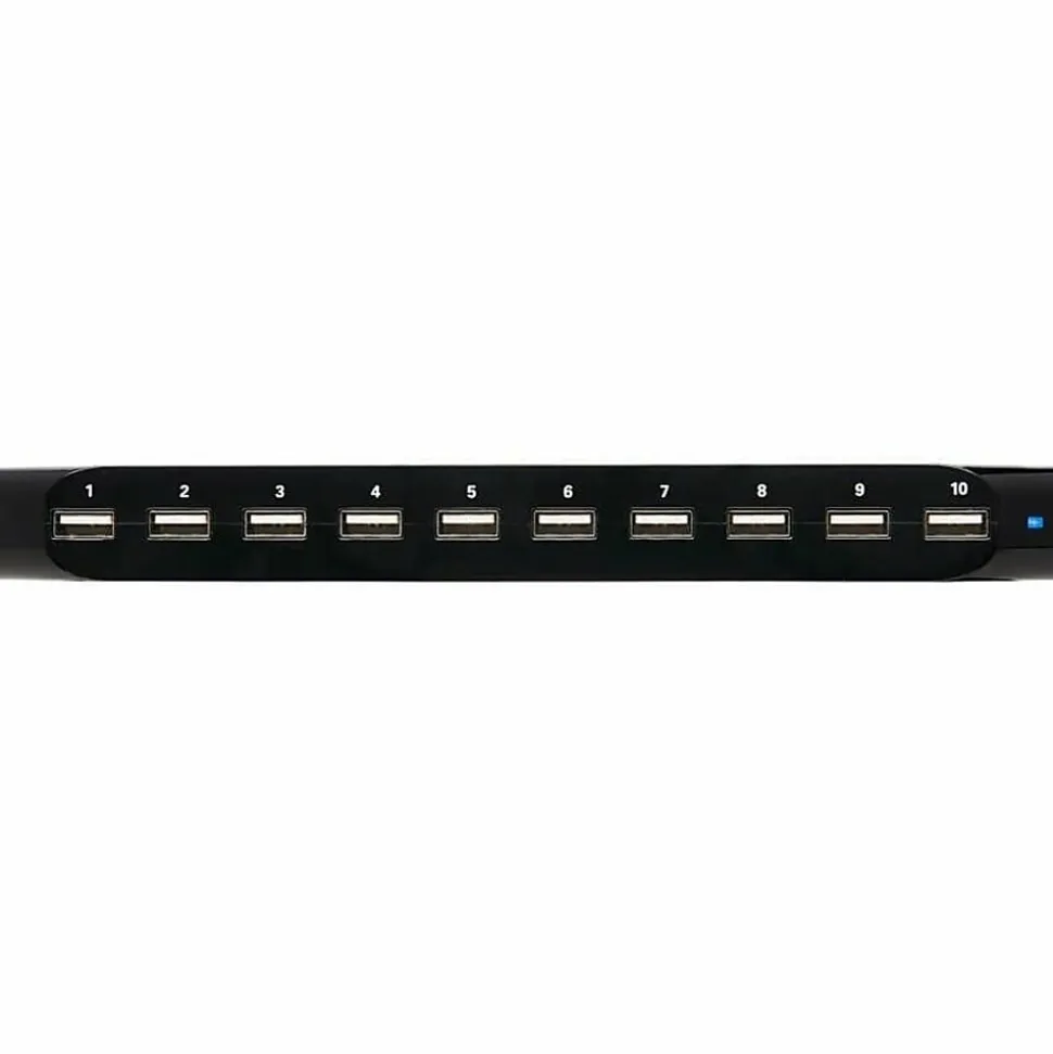 Eaton Tripp Lite Series 10-Port USB Charging Station Hub w Adjustable Storage Tablet/Smartphone/iPad/Iphone 5V 21A 105W - U280010ST