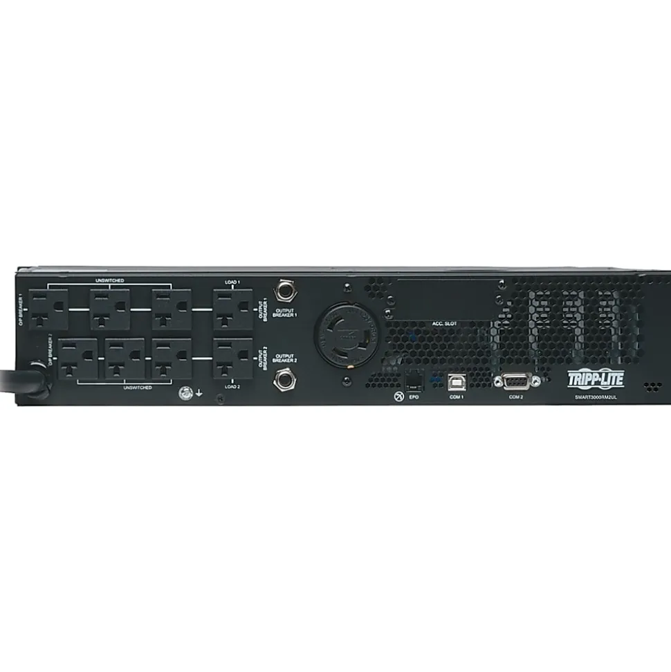 Eaton Tripp Lite Series SmartPro UPS, Lithium Battery Backup - 120V 3kVA Line Interactive, 2U, Sine Wave, LCD - SMART3000RM2UL