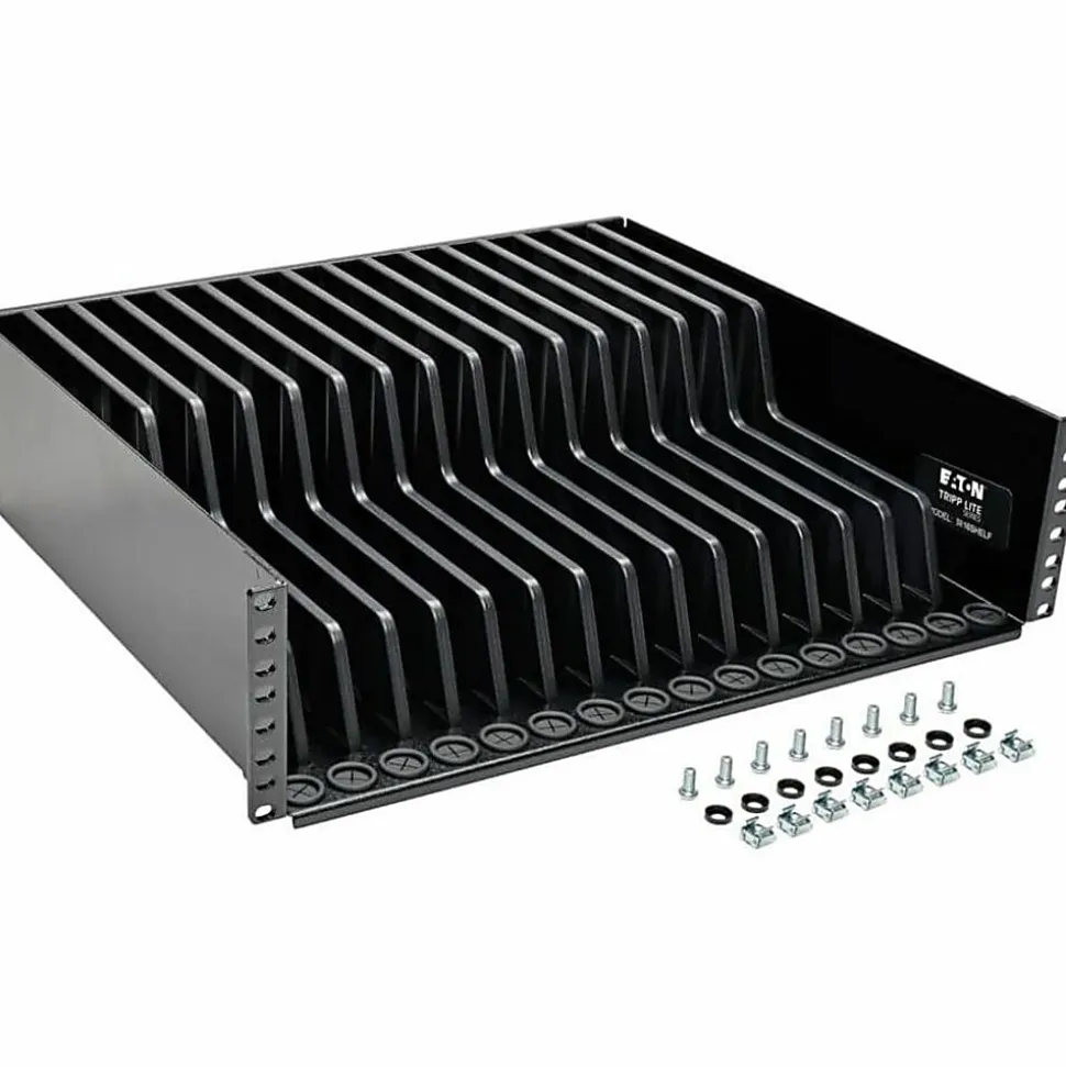 Eaton Tripp Lite Series 3U Rack Mount Tablet/iPad/Laptop Chrombook Storage Shelf - Mounting component (shelf) - - SR16SHELF