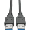 Eaton Tripp Lite Series USB 3.0 SuperSpeed A/A Cable (M/M), Black, 6 ft. (1.83 m) - USB cable - USB Type A (M) to USB Type A (M) - U320006BK