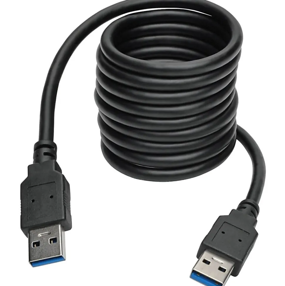Eaton Tripp Lite Series USB 3.0 SuperSpeed A/A Cable (M/M), Black, 6 ft. (1.83 m) - USB cable - USB Type A (M) to USB Type A (M) - U320006BK