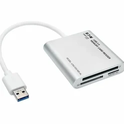 Eaton Tripp Lite Series USB 3.0 SuperSpeed Multi-Drive Memory Card Reader/Writer Aluminum 5Gbps